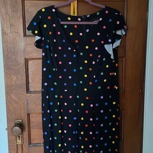 Modcloth Polka Dot Jumpsuit